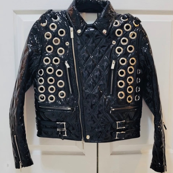 RARE Noir Kei Ninomiya Designer jacket BLACK leather japanese - Picture 7 of 8